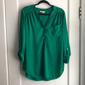 ModCloth Kelly-green Tunic